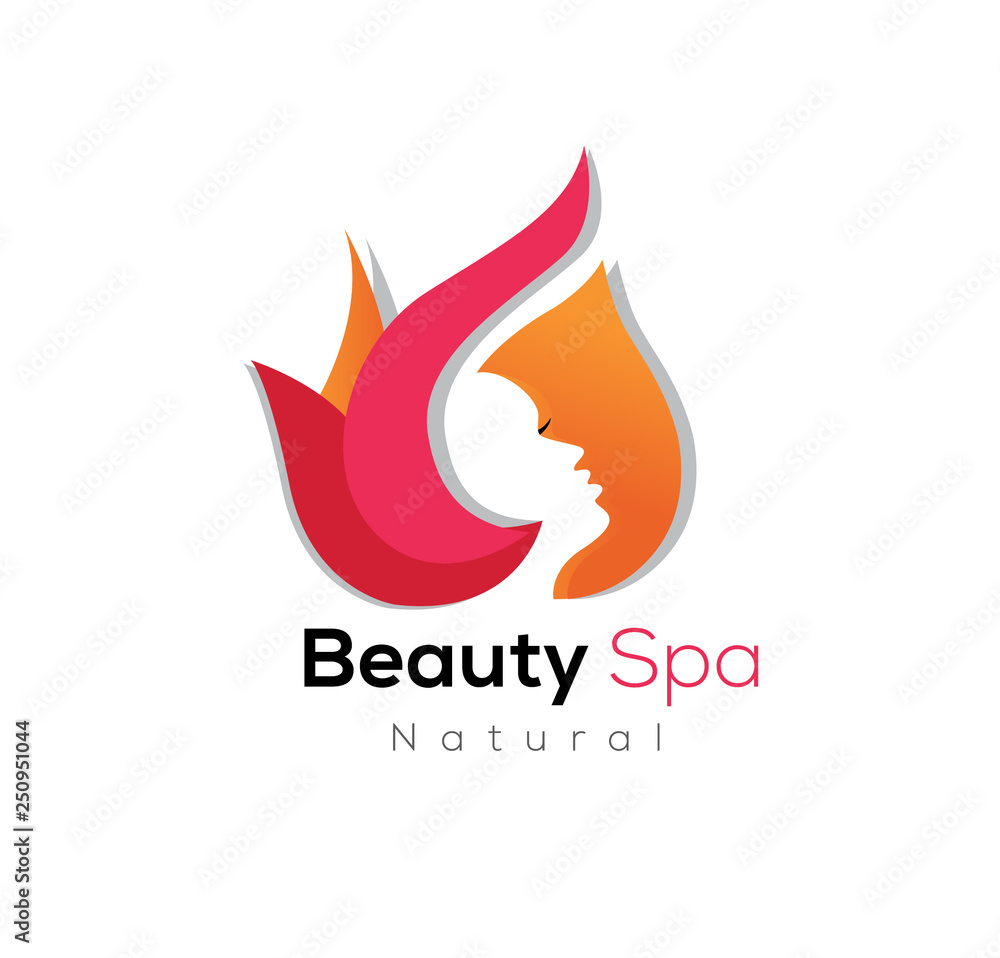 Beauty Spa vector logo illustration Beauty Spa vector logo illustration