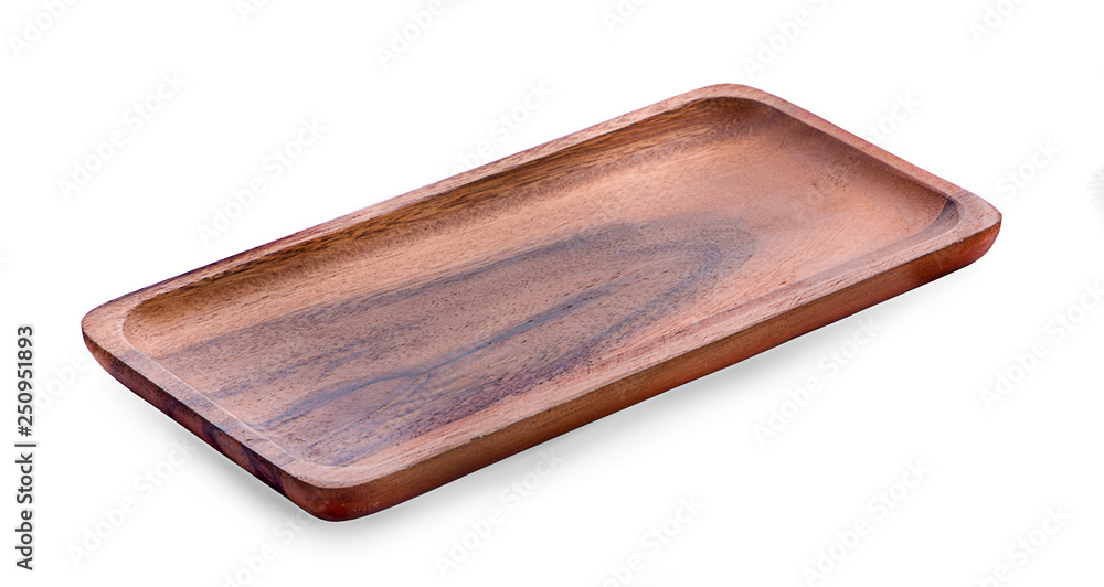 wooden plate isolated on white background wooden plate isolated on white background