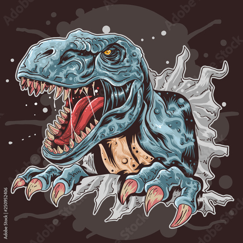 TREX DINOSOUR VECTOR