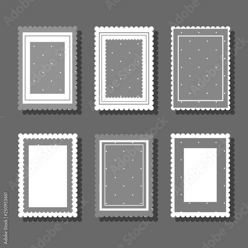 Collection of cute girlish backgrounds for various kinds of design such as postcard, invitation, poster, frame