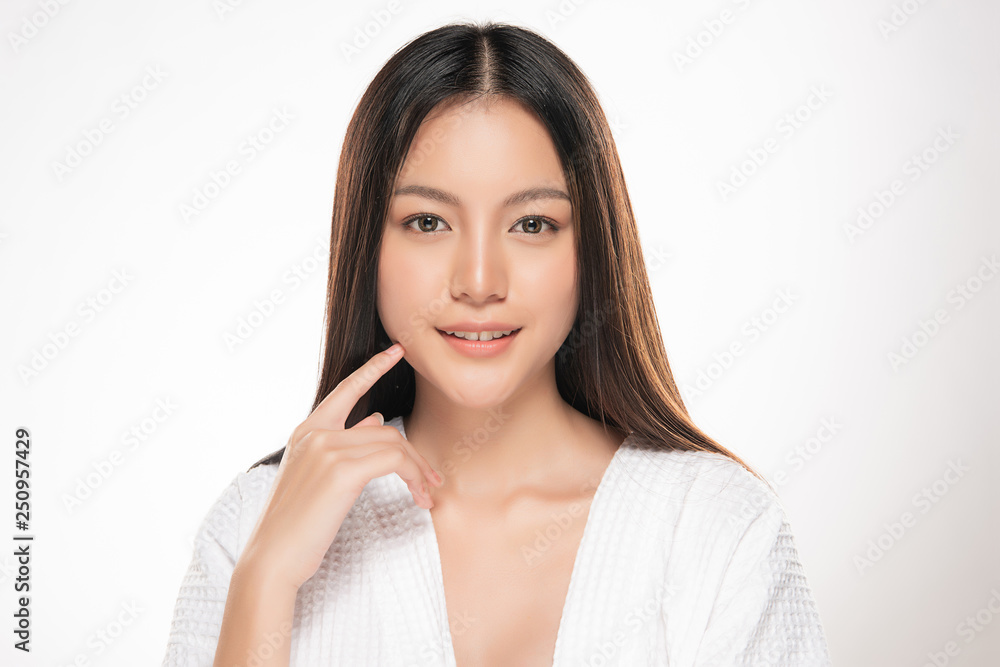 Beautiful Young asian Woman with Clean Fresh Skin Beautiful Young asian Woman with Clean Fresh Skin