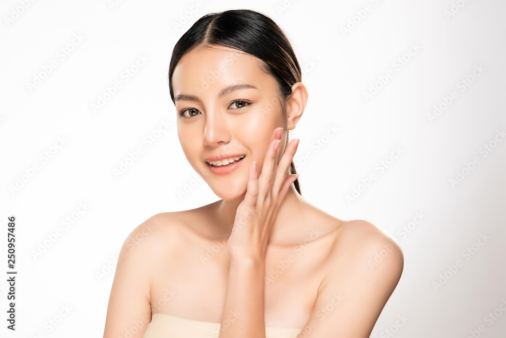 Beautiful Young asian Woman with Clean Fresh Skin Beautiful Young asian Woman with Clean Fresh Skin