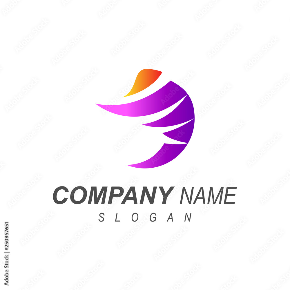 Fototapeta premium fresh and healthy people logo template