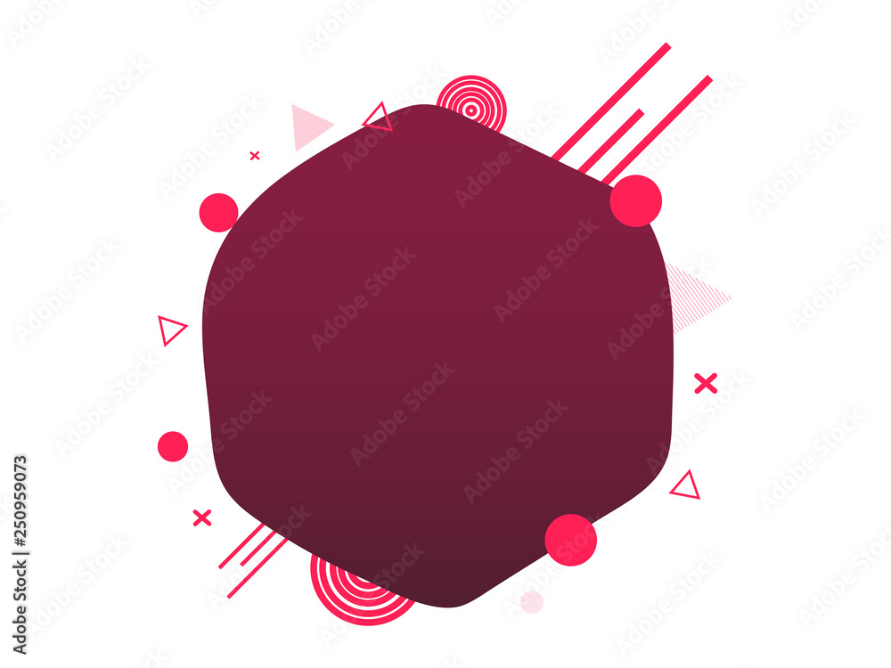 Geometric abstract elements on white background. Geometric abstract elements on white background.