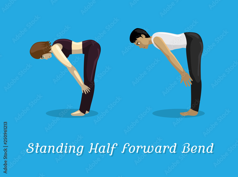 Standing Half Forward Bend (Ardha Uttanasana) - Yoga Pose