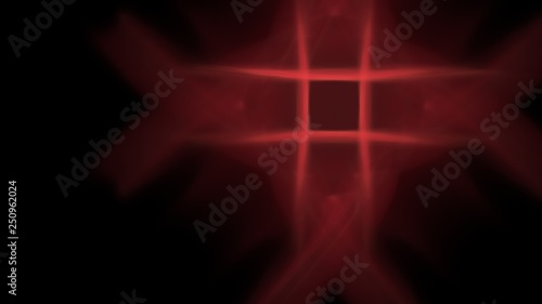 Fantasy chaotic colorful fractal pattern. Abstract fractal shapes. 3D rendering illustration background or wallpaper