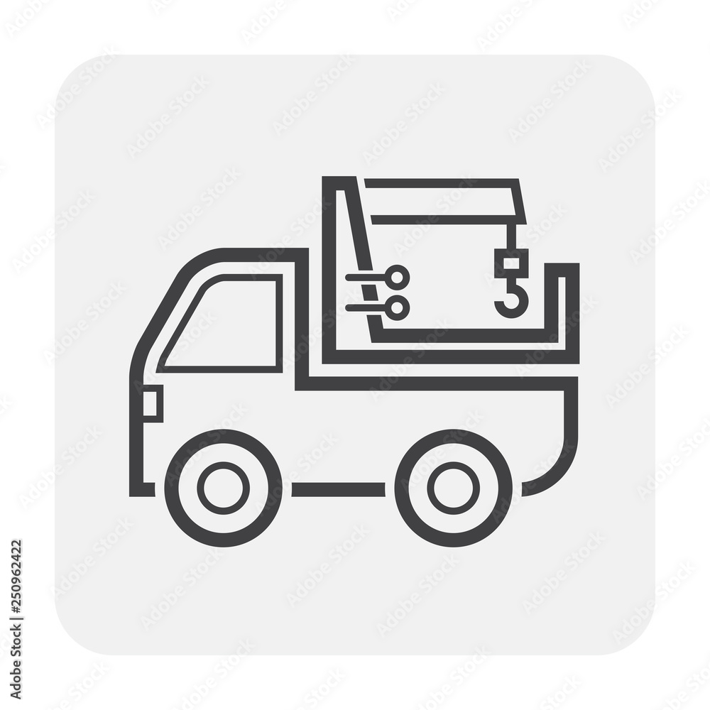 truck crane icon