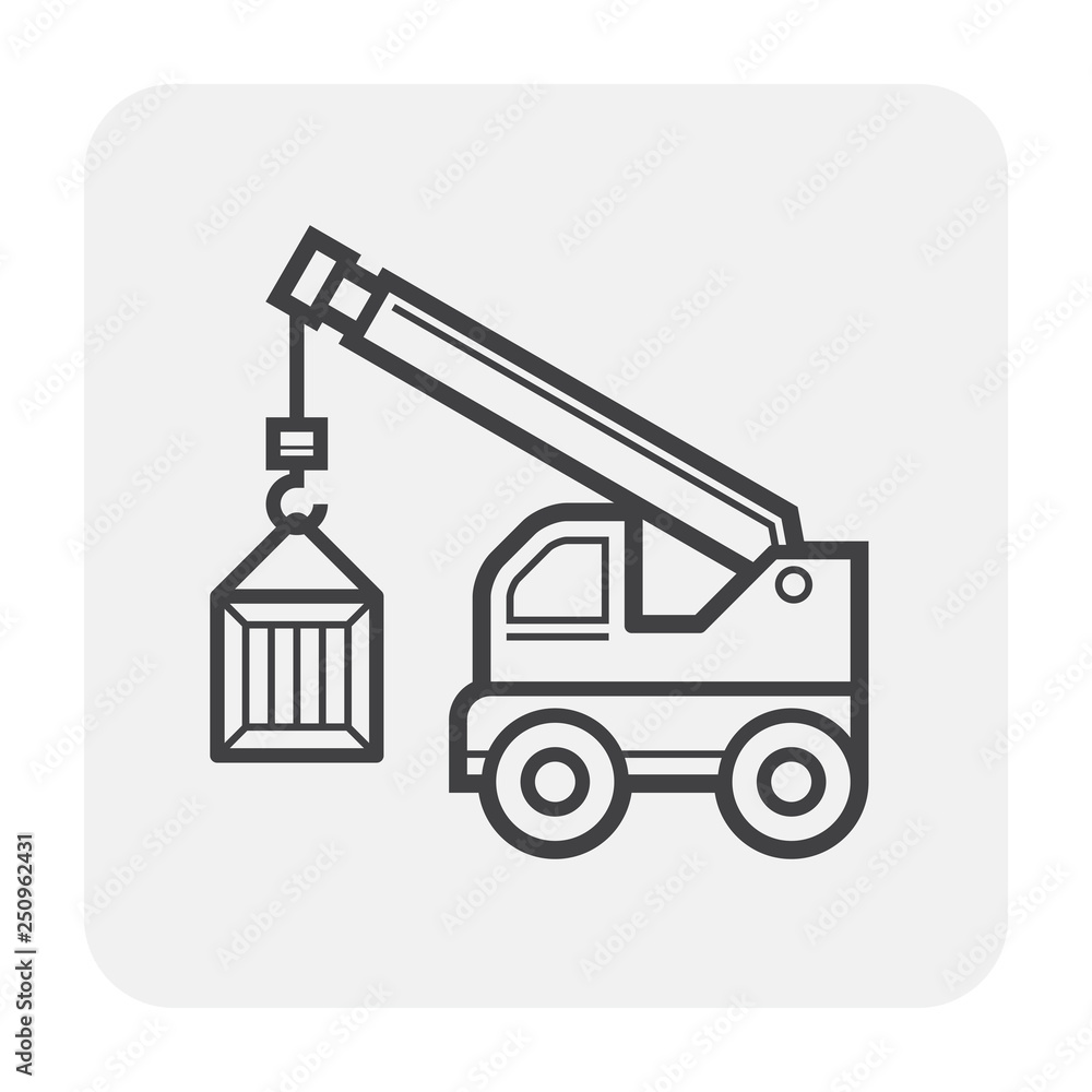 mobile crane icon