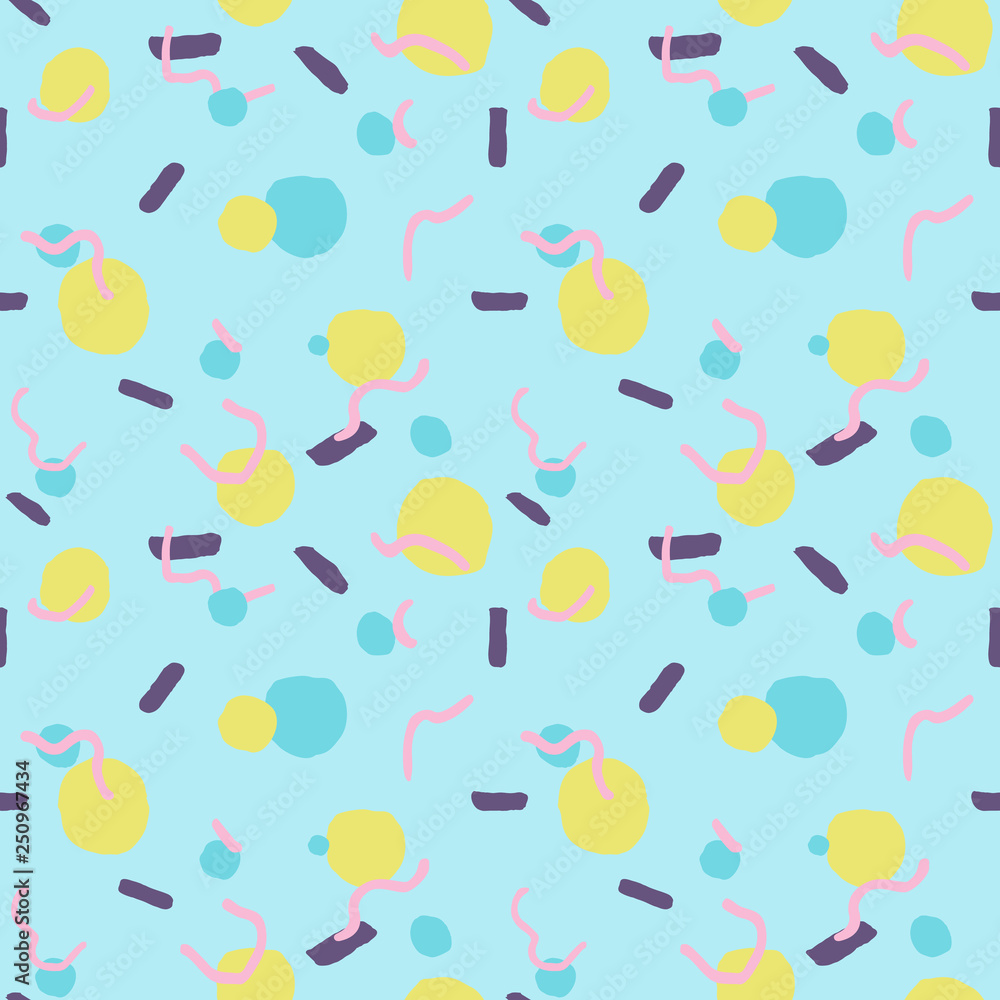 Seamless Pattern Abstract Hand Drawn Doodles Seamless Pattern Abstract Hand Drawn Doodles