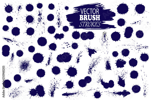 brush stroke blots