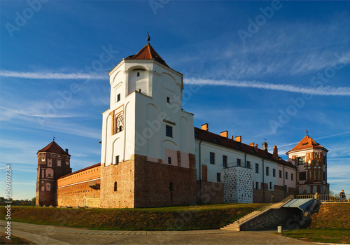 Republic of Belarus. Tower of the Mir castle