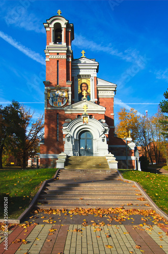 Republic of Belarus. Mir castle. The chapel-burial-vault of Svyatopolk-Mirsky
