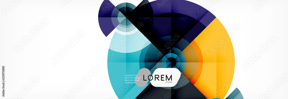 Geometric circle abstract background, creative geometric wallpaper. Geometric circle abstract background, creative geometric wallpaper.
