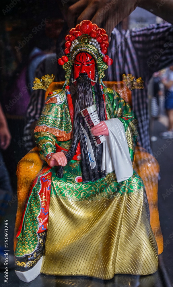 Guan Yu doll for sale at Jinli Ancient Street