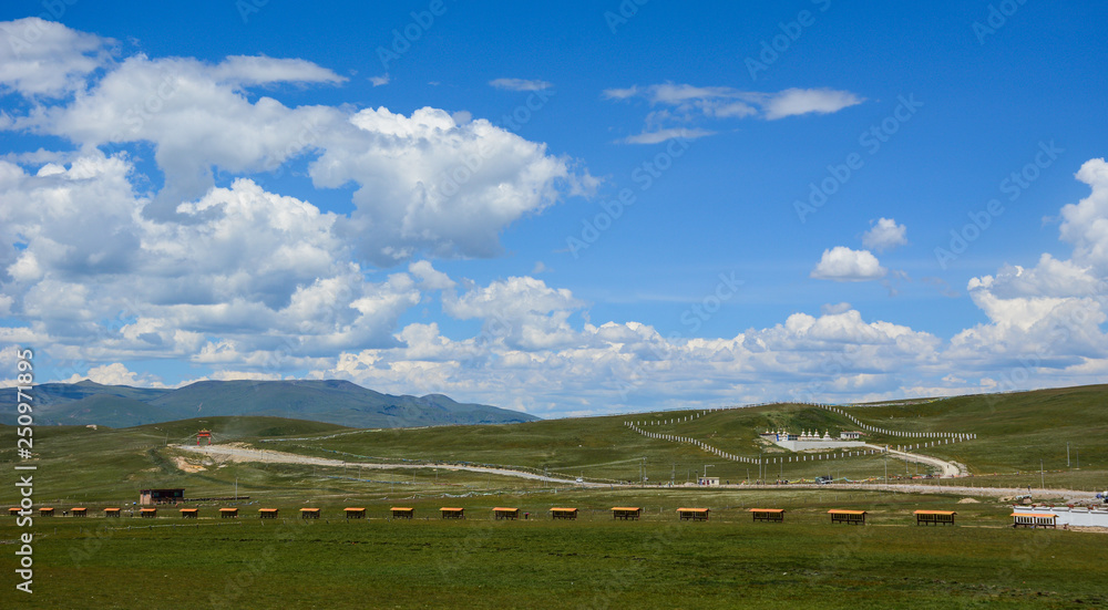 Mountain scenery of Garze Tibetan