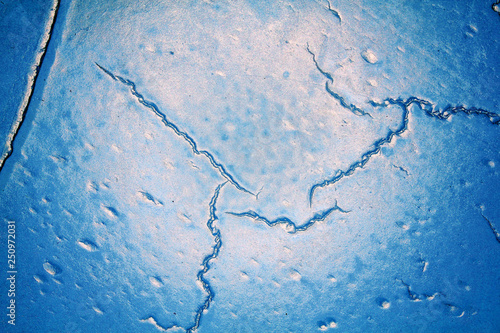 decorative plaster imitating cracks on the surface