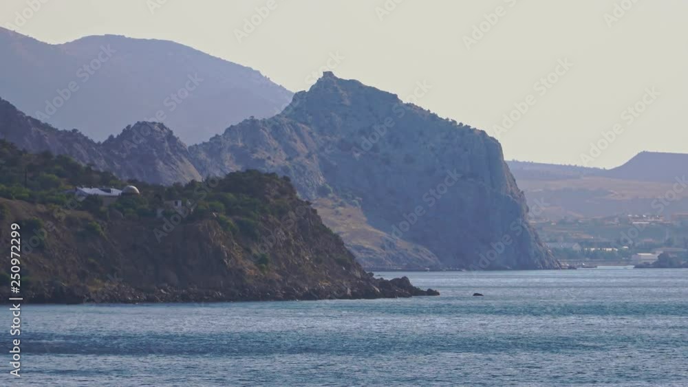 View of the amazing bay. New World. Crimea. View of the amazing bay. New World. Crimea.