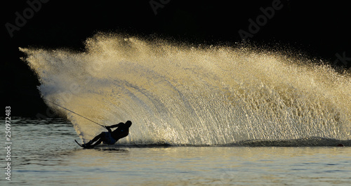 waterski on a lake photo