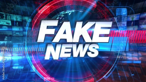Fake News - Broadcast TV Animation Graphic Title