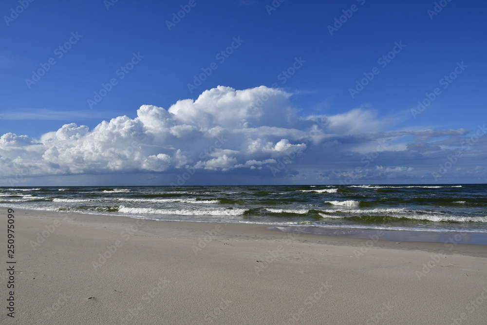 The Pomeranian beach of Debki