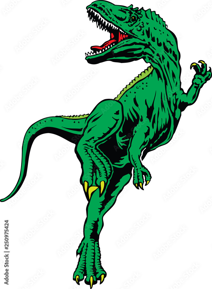 Tyrannosaurus Rex Vector Illustration Stock Vector | Adobe Stock