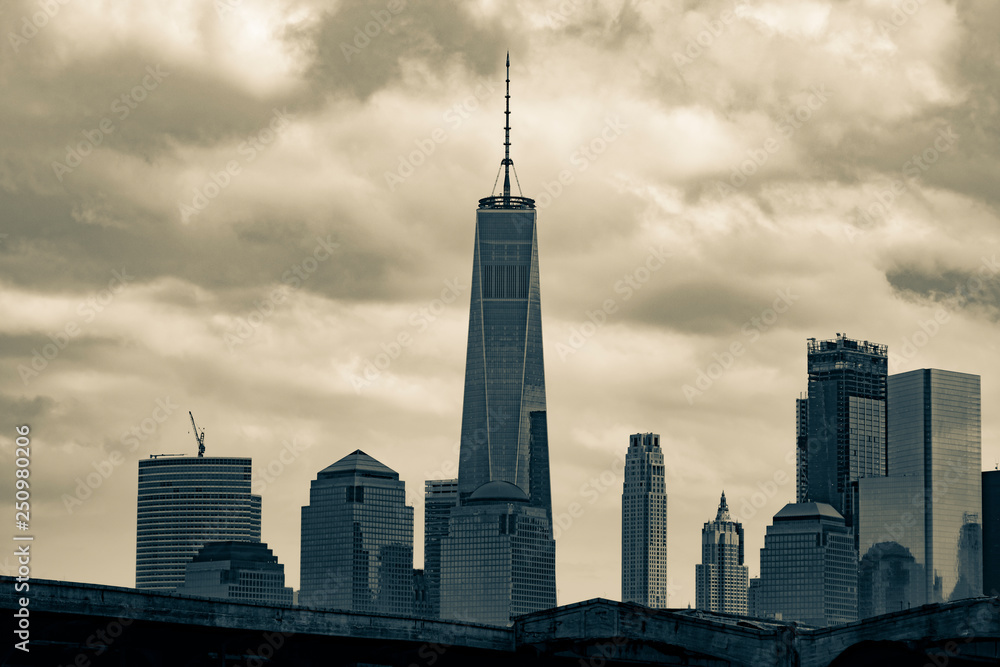 New York skyline World Trade Center