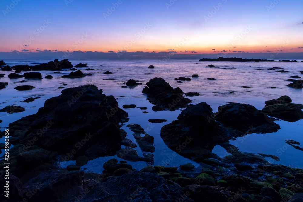 Fototapeta premium 城ヶ島の夕暮れ