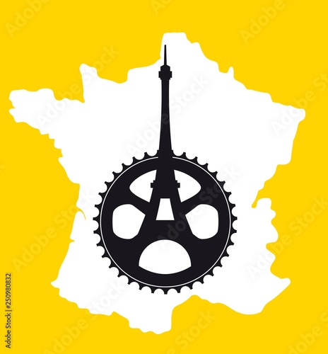 TOUR DE FRANCE MINIMAL POSTER