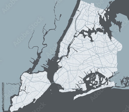 Map of Ny-York city