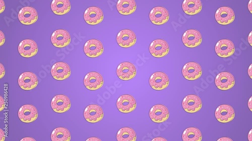 seamless pattern with donuts