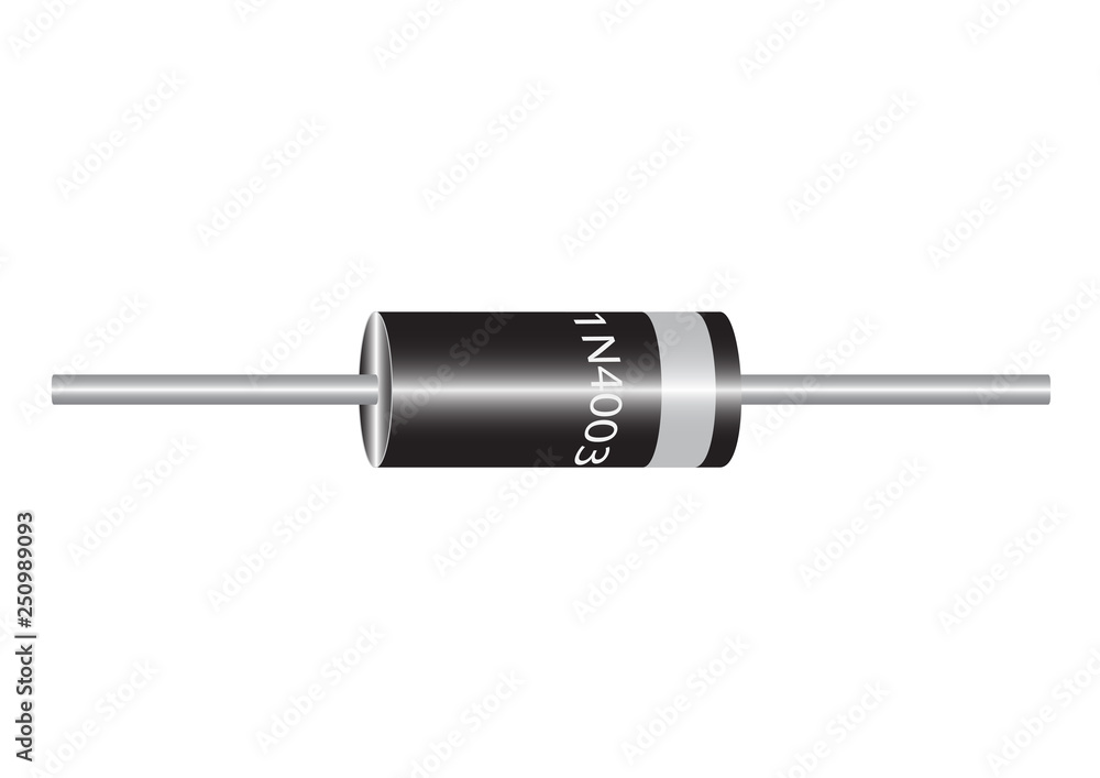 A diode is a semiconductor device having two contacts an anode and a