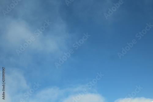 blue sky with clouds