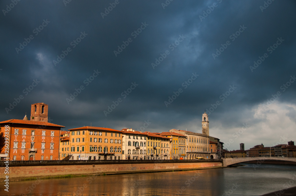 Dark Clouds over Pisa