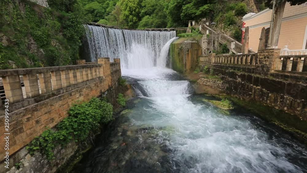 Waterfall in New Athos in Abkhazia Waterfall in New Athos in Abkhazia