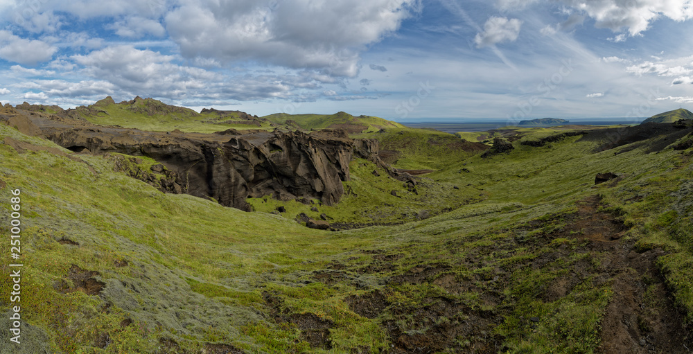 Landschaft entlang der F208, Island