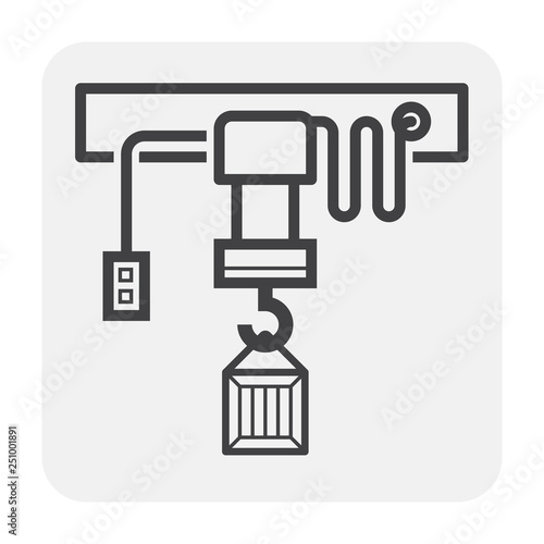 overhead crane icon