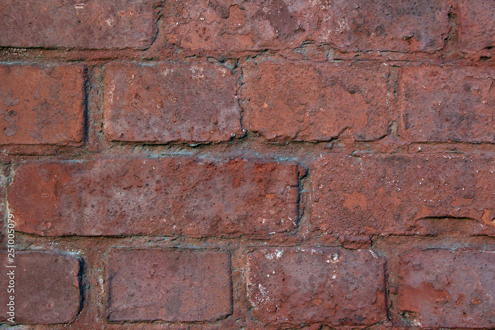 Red brick wall Red brick wall
