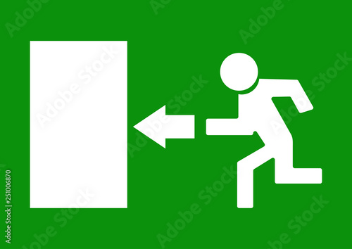 exit icon vector illustration