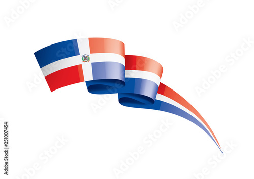 Free Download Dominicana flag, vector illustration on a white background - GFXLoad