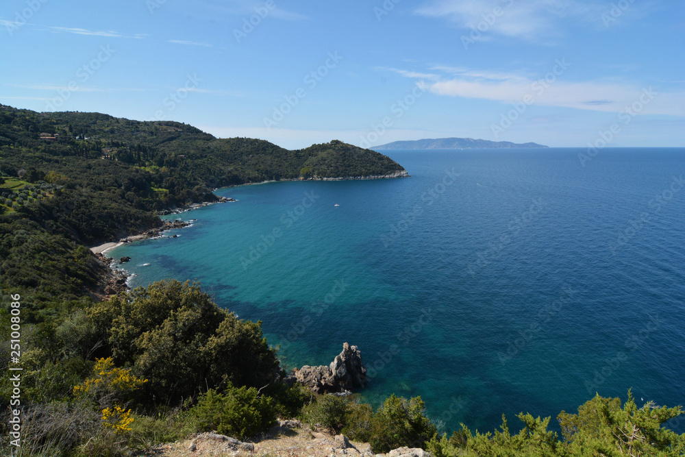 Naklejka premium Panorama dell'Argentario, Toscana, Italia