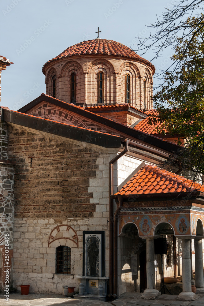 Buildings in Medieval Bachkovo Monastery Dormition of the Mother of God, Bulgaria