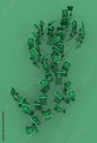 Live Cash, Green Dollar Symbol