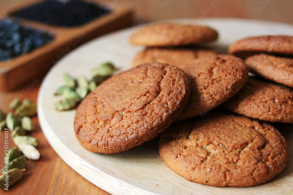 Fototapeta premium Oatmeal Cookies for Breakfast