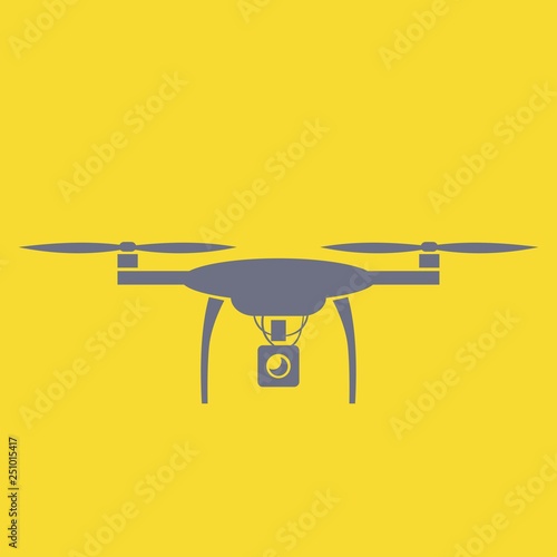 Quadcopter vector icon