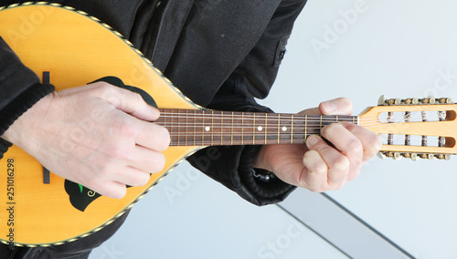 Old traditional instrument, Mandolin, Bouzouki photo