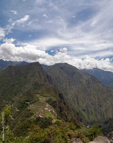 Huaynapicchu Mountain  Machu Picchu  Peru - Ruins of Inca Empire city
