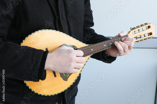 Old traditional instrument, Mandolin, Bouzouki photo