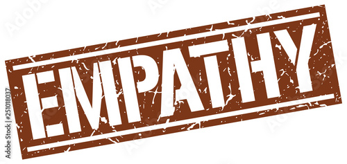 empathy square grunge stamp