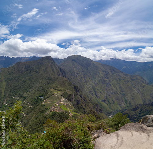 Huaynapicchu Mountain  Machu Picchu  Peru - Ruins of Inca Empire city