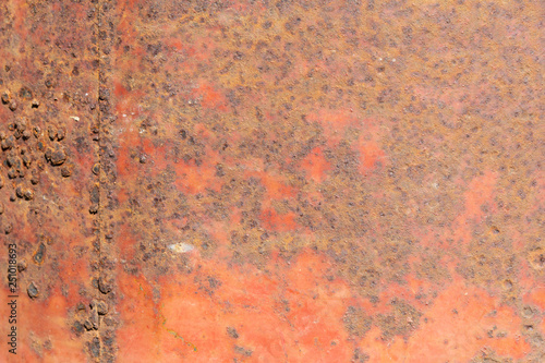 Textura de chapa oxidada de un bidón viejo